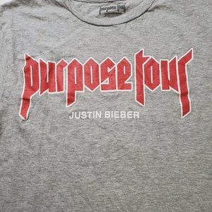 Justin BIEBER PURPOSE TOUR NEW T SHIRT LARGE Youth Concert